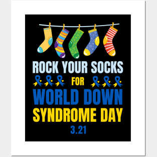 Rock Your Socks for World Down Syndrome Day Posters and Art